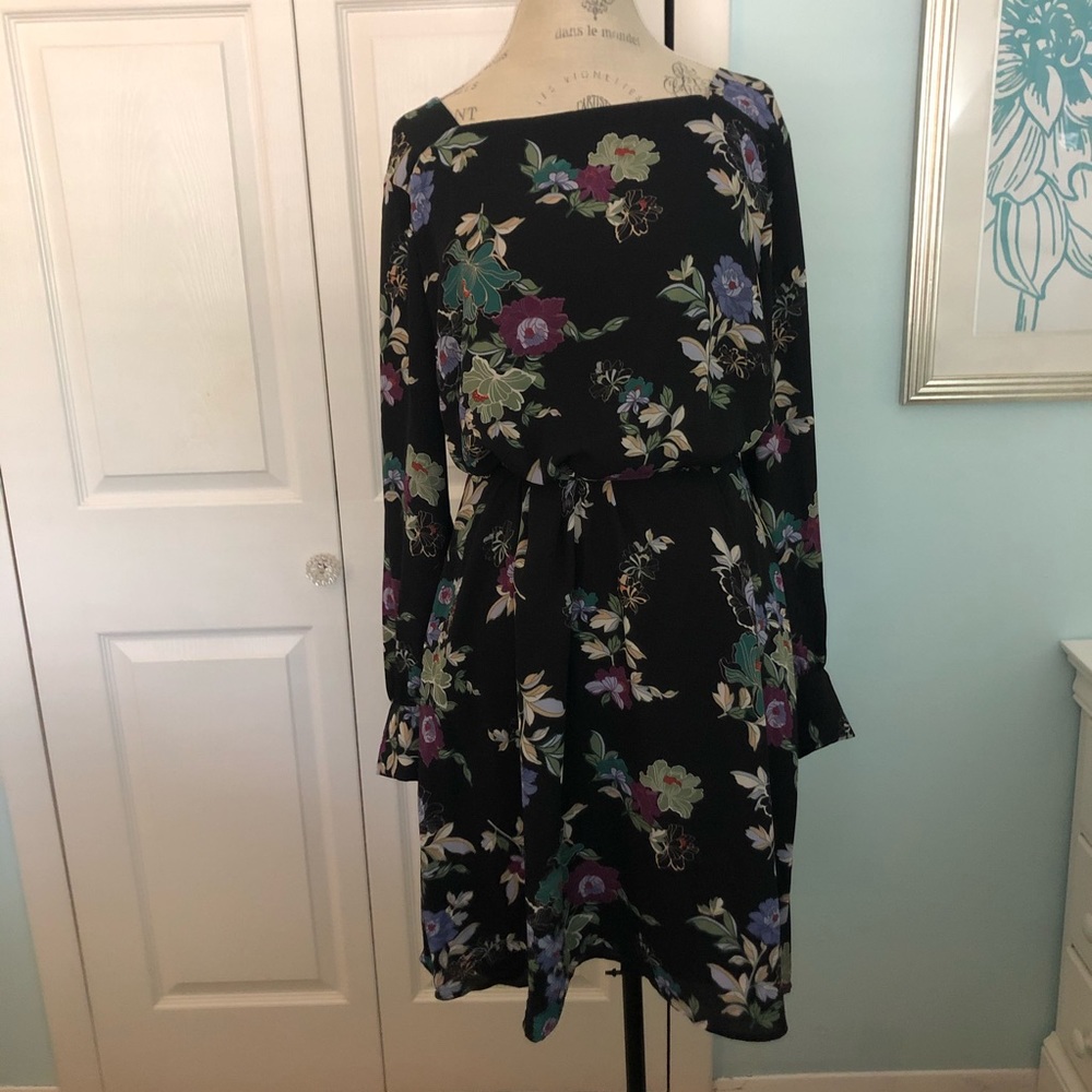 LOFT PLUS Floral Dress, Like New